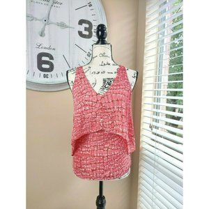 WHITE HOUSE BLACK MARKET Womens Size XS  Spring  Backless Top Coral